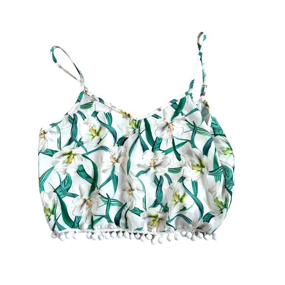 Missguided Boho Festival Crop Top Sleeveless Floral 6 NWT - Picture 1 of 4